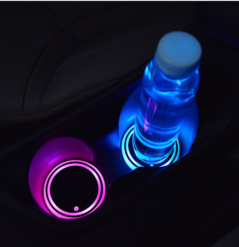 Amazing Colorful LED light Non-slip car coasters - My Store